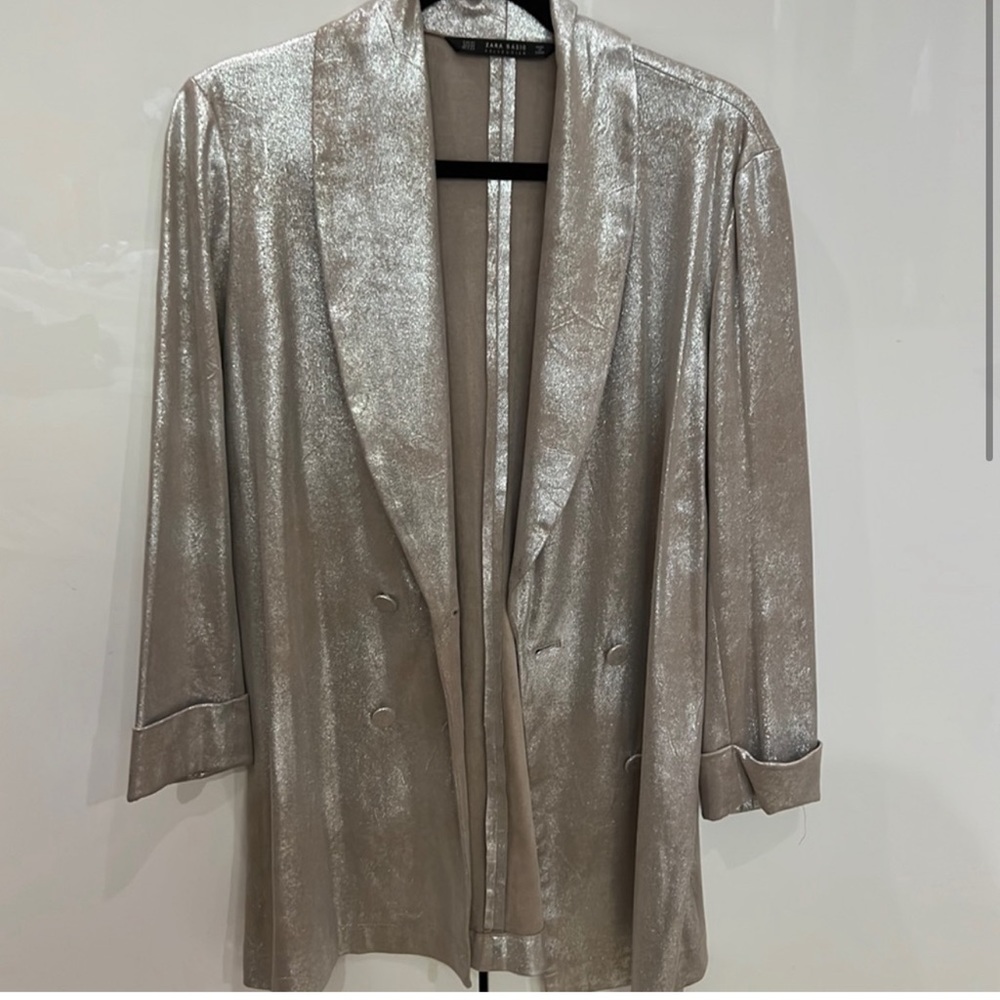 Buttery Soft Silver ZARA Blazer